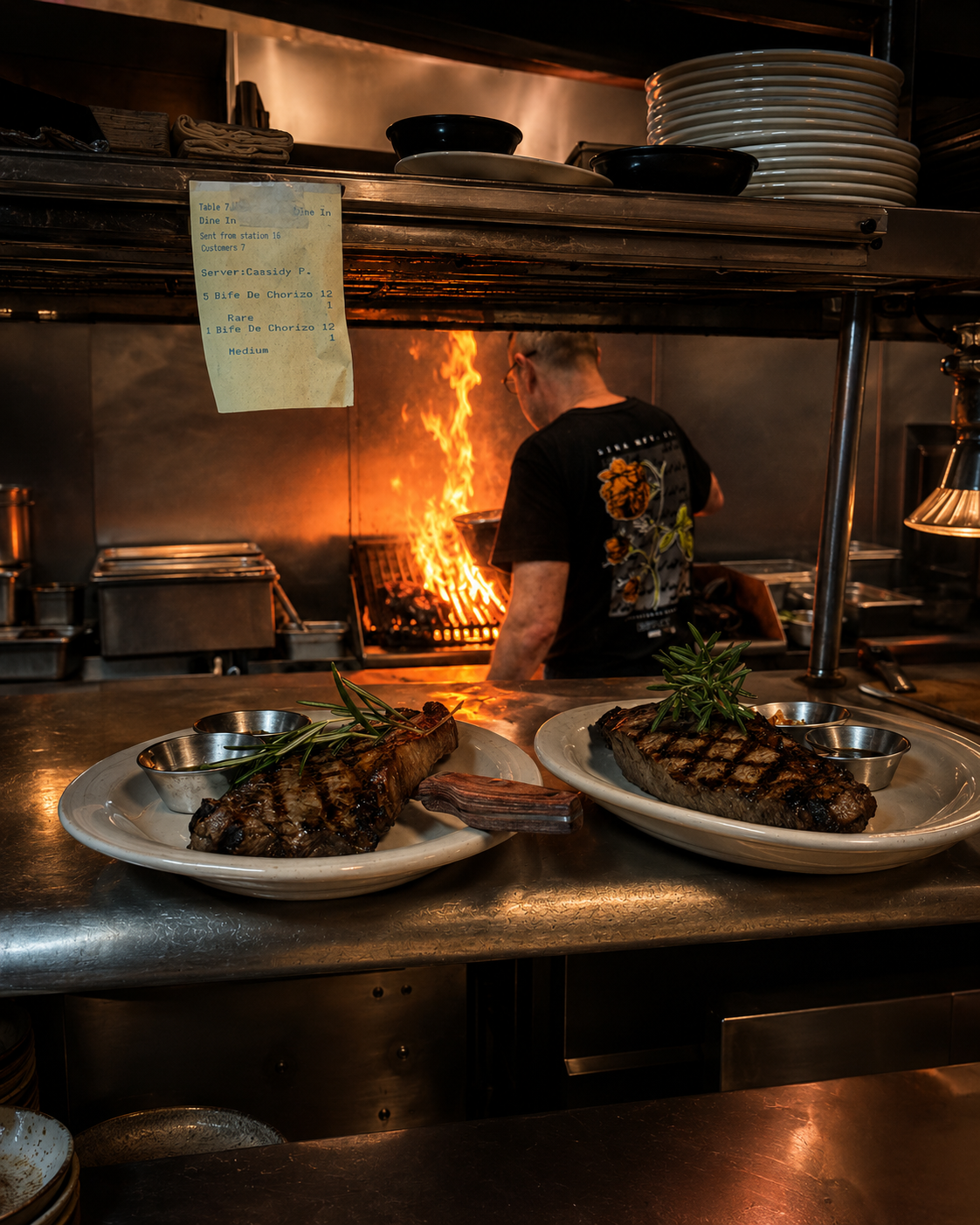 Live-fire cooking at Fuego