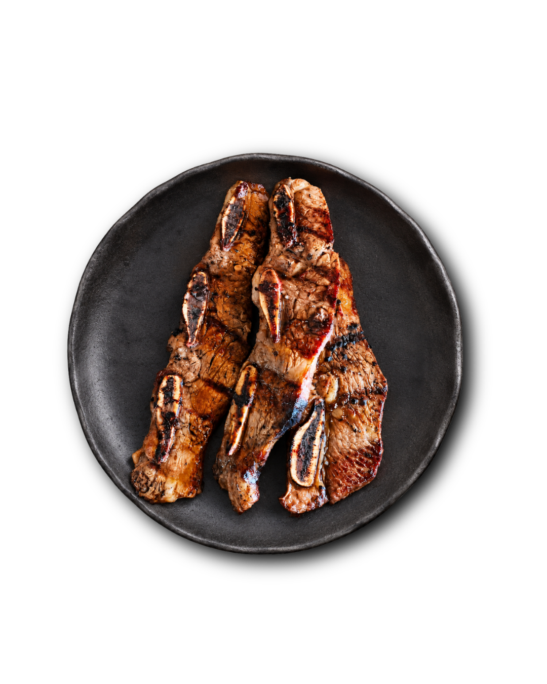 Fuego chargrilled beef cuts served on a plate