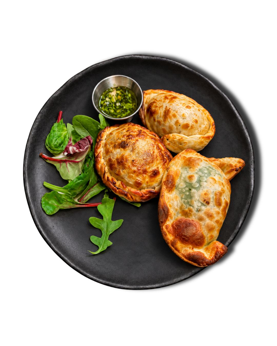 Fuego empanadas served on a plate