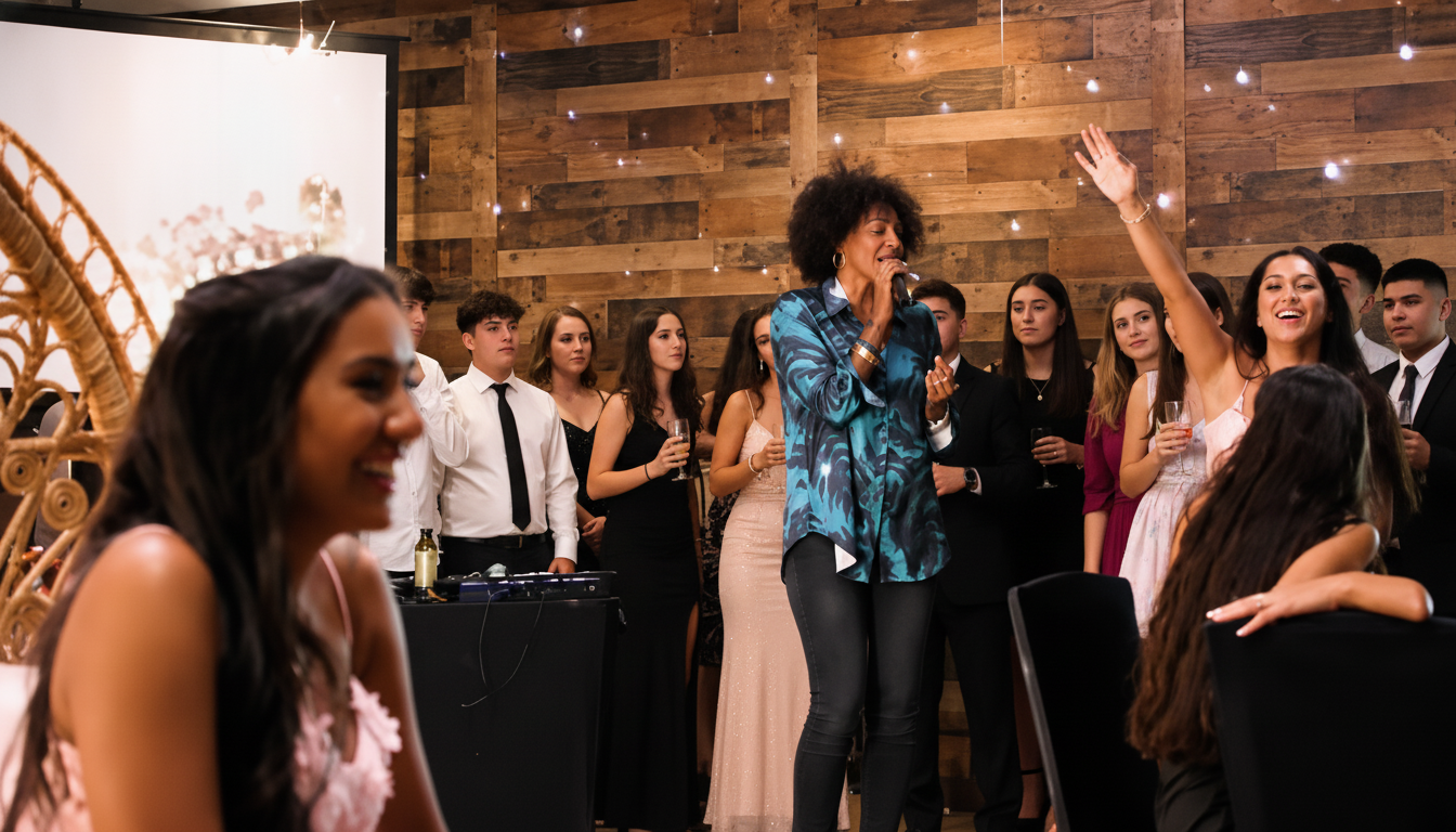 Quinceañera celebration with live music at Fuego Argentinean Steakhouse in Maui