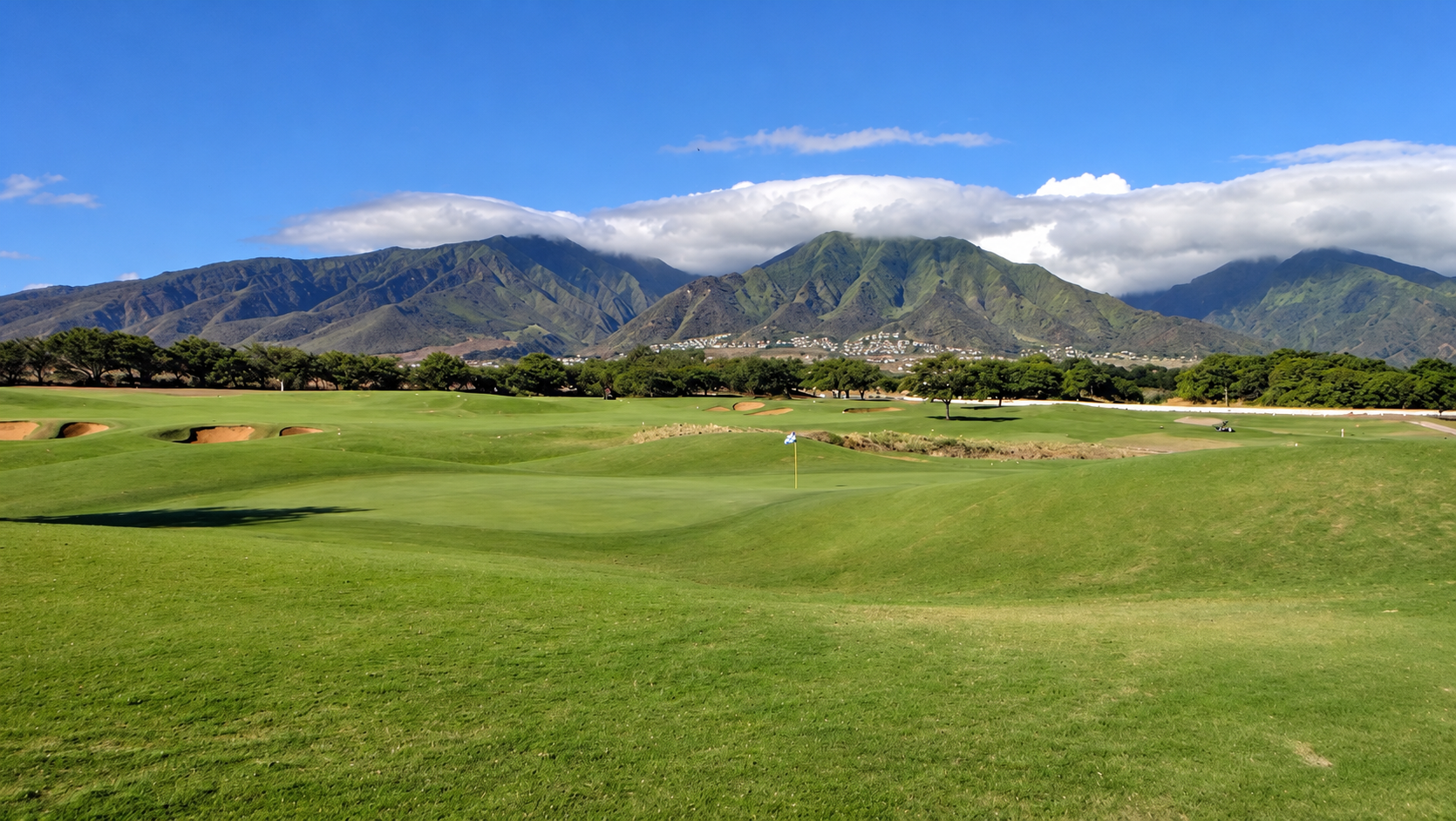Hole 18 event setting at Maui Lani